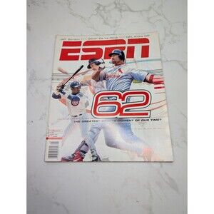 ESPN The Magazine September 21 1998 Mark McGwire Sammy Sosa Home Run 62